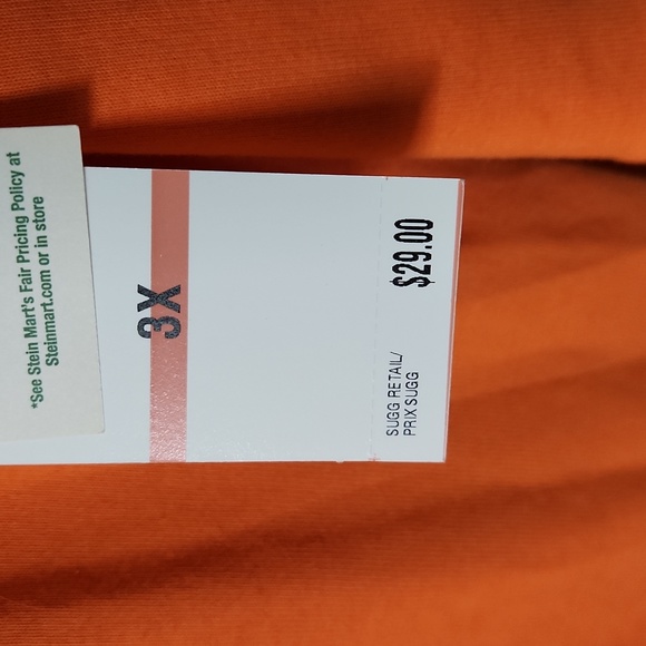 Jones New York Sport Top Orange 3x - Picture 3 of 6
